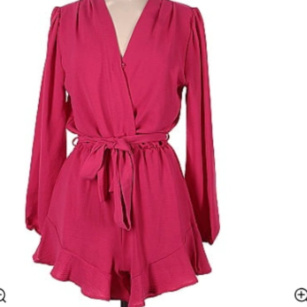 Fraiche By J Pink Romper